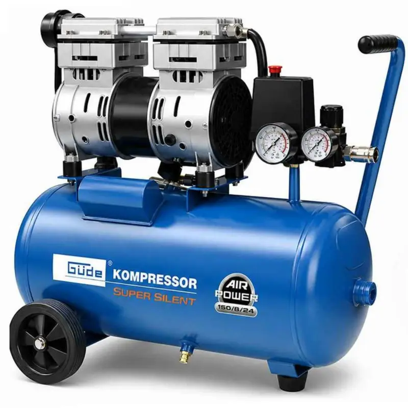 Güde Flüster Kompressor Airpower 150/8/24 SUPER SILENT nur 49 db extrem Leise Letzte Chance