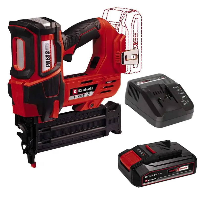 Einhell Professional Akku-Tacker FIXETTO 18/38 S 18V, 60 Schuss/min max. 40 mm Klammerlänge,,, Einzel-/Serienschuss Akku 2,5 Ah Ladegerät Jetzt Kaufen