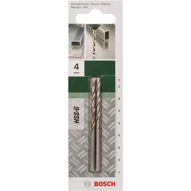 Top-Seller Bosch Metallbohrer HSS-G geschliffen (2 Stück, Ø 4 mm)