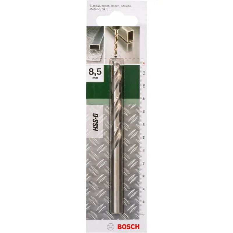 Billig Bosch Metallbohrer HSS-G geschliffen (Ø 8,5 mm)
