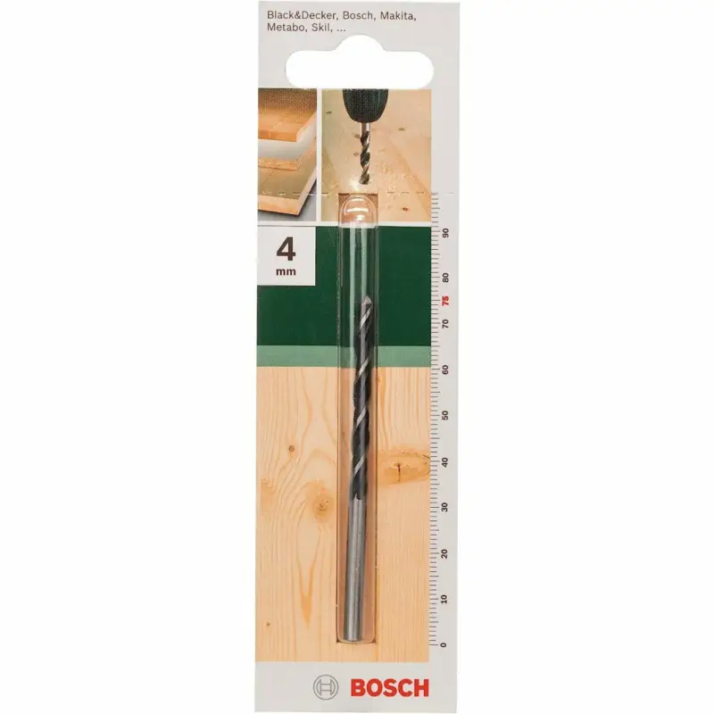 Preis Gesenkt Bosch 1x Holzspiralbohrer für Weichholz, Hartholz, Ø 4 mm,