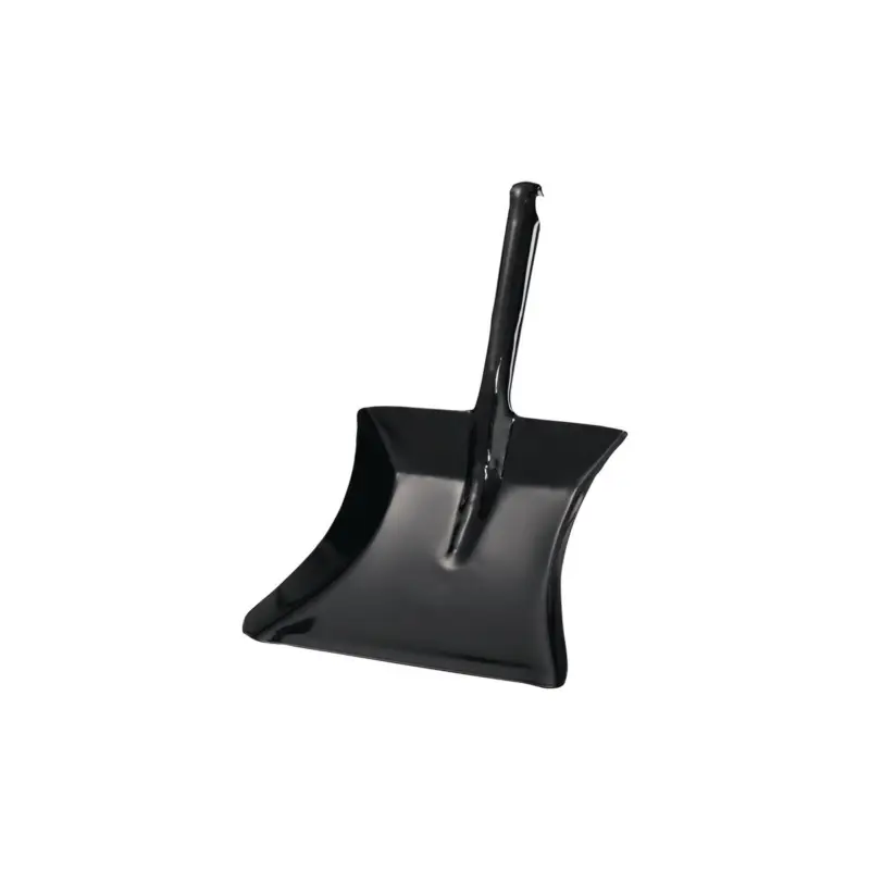 Kehrschaufel m.Düllgriff MET schwarz lack.Bl.L230xB260mm Solange Der Vorrat Reicht