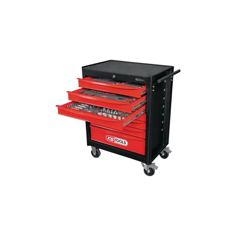 Ks tools Werkzeugwagen ECOline B748xT459xH1014mm 300 kg 7 Schubladen 215-teilig Stahlblech Sale