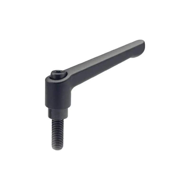 Ganter Verstellbarer Klemmhebel GN 300 d1 M 10 mm l1 78 mm l2 32 mm Außengewinde Markenprodukt