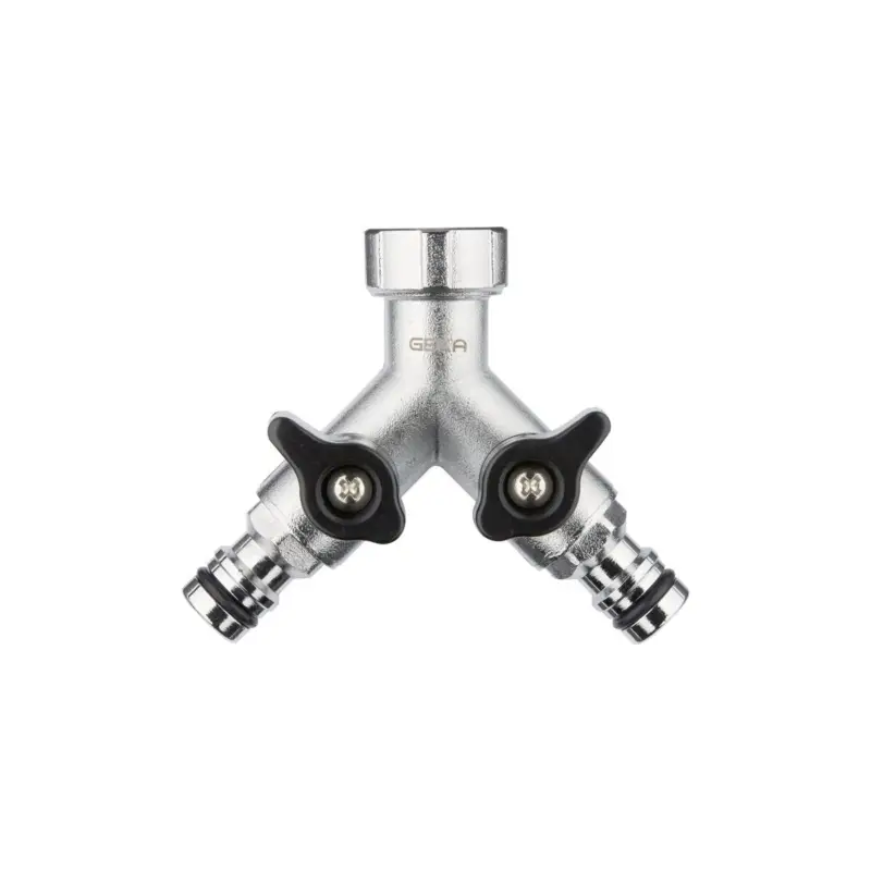 Zertifiziert Geka Zweiwegeventil GEKA plus Messing verchromt IG 3/4 ″