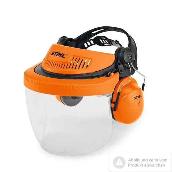Stihl Gesichts-/Gehörschutz Advance GPC 28 mit Kunststoffscheibe Schneller Versand